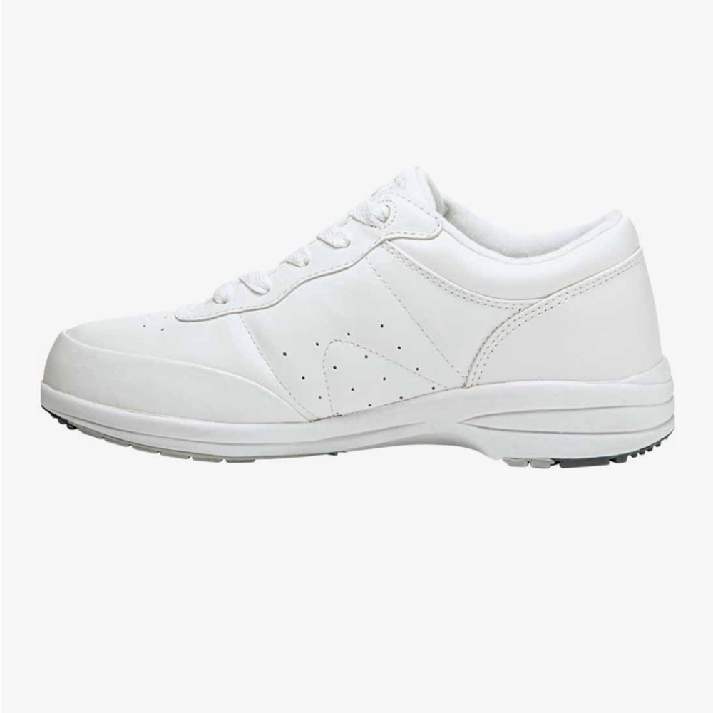 White Stability Walker Walking Sneaker Shoes Size 9.5 Narrow-Genuine Leather - Picture 5 of 14